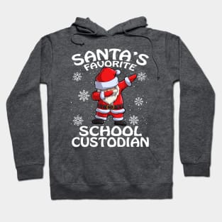 Santas Favorite School Custodian Christmas Hoodie